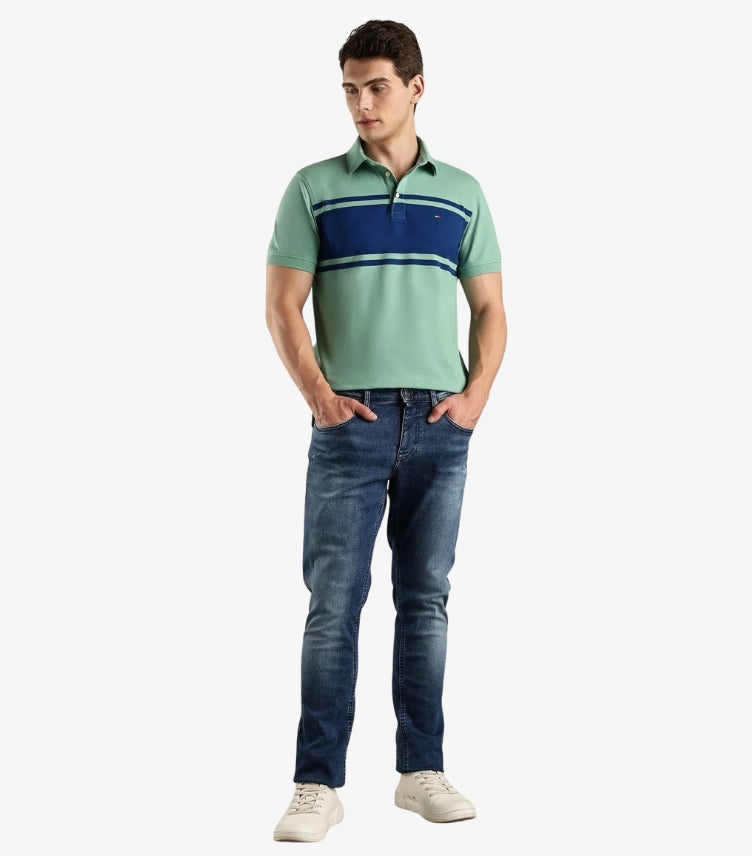 TOMMY HILFIGER SLIM FIT SKRETCH POLO T-SHIRT