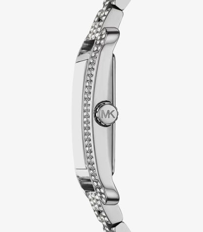 MICHAEL KORS MONROE PAVE SILVER-TONE WATCH MK01114