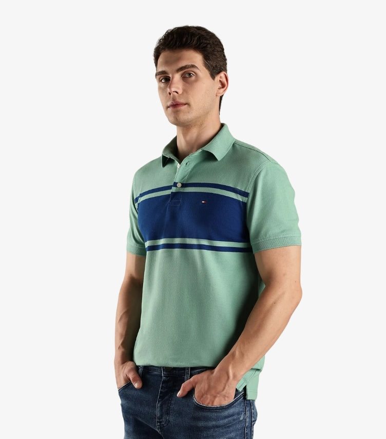 TOMMY HILFIGER SLIM FIT SKRETCH POLO T-SHIRT