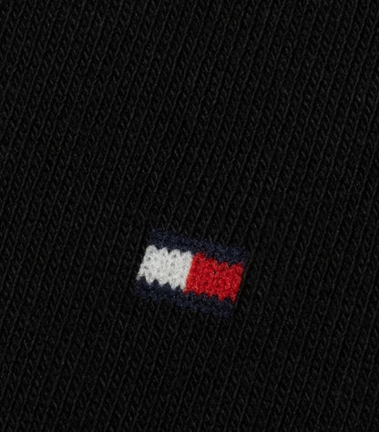 TOMMY HILFIGER BLACK STRETCH COTTON SOCKS PACK OF 4