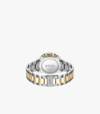 HUGO BOSS TWO-TONE STAINLESS STEEL WATCH 1514144