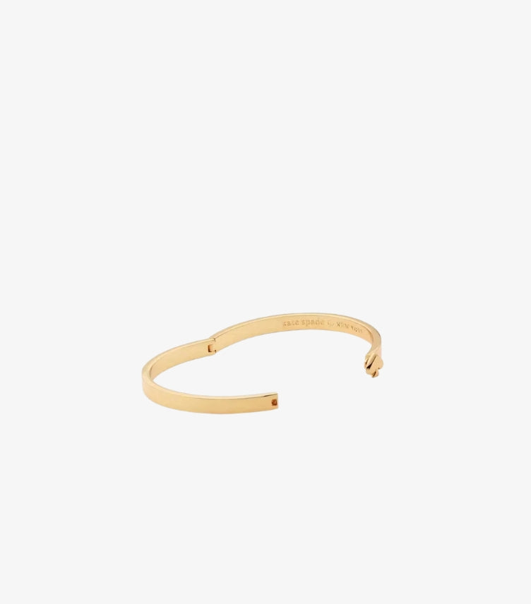 KATE SPADE EVERYDAY SPADE THIN METAL BANGLE