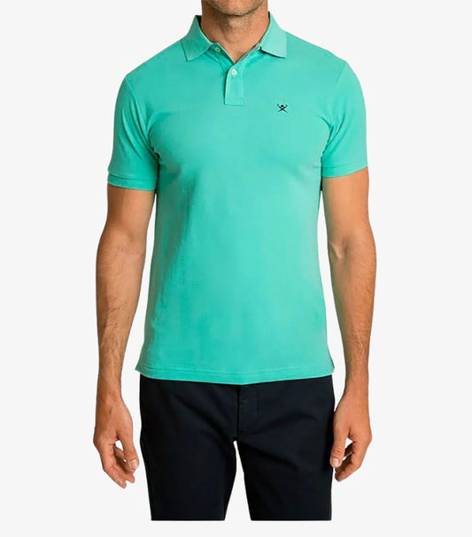 HACKETT LONDON SLIM FIT LOGO SHORT SLEEVE POLO