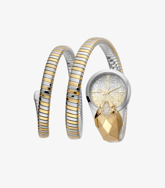 JUST CAVALLI LADY SNAKE SIGNATURE SNAKE WATCH - JC1L114MOO65
