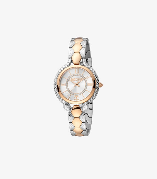 JUST CAVALLI SNAKE QUARTZ WATCH JC1L046M0295
