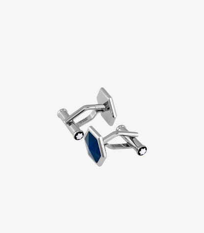 MONTBLANC MONTBLANC SARTORIAL BLUE ONYX HEXAGONAL CUFFLINKS