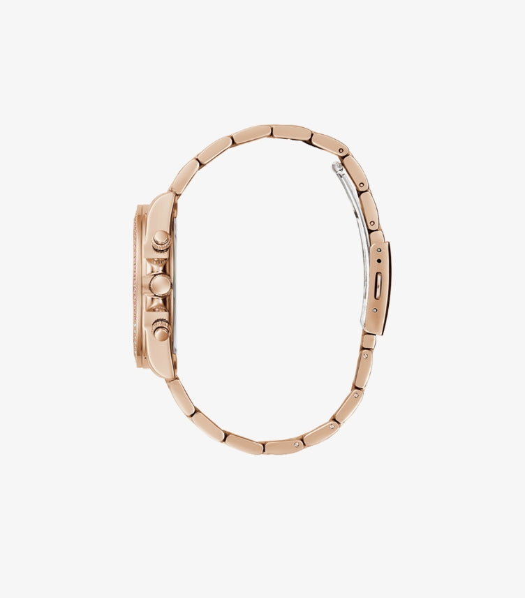 GUESS LADIES ROSE GOLD TONE ANALOG WATCH GW0483L3