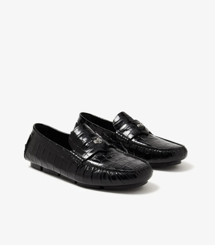 VERSACE MEN'S MEDUSA DRIVERS LOAFER