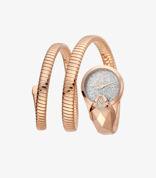 JUST CAVALLI LADY SNAKE SIGNATURE SNAKE WATCH JC1L114MOO55