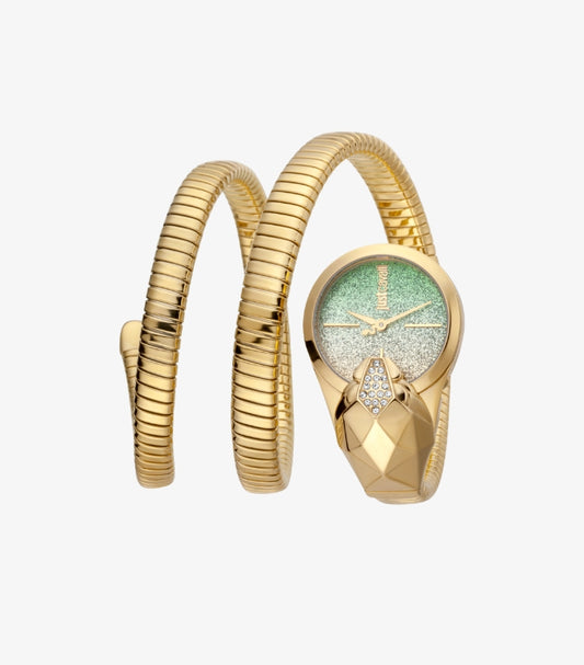 JUST CAVALLI LADY SNAKE SIGNATURE SNAKE WATCH JC1L114MOO45