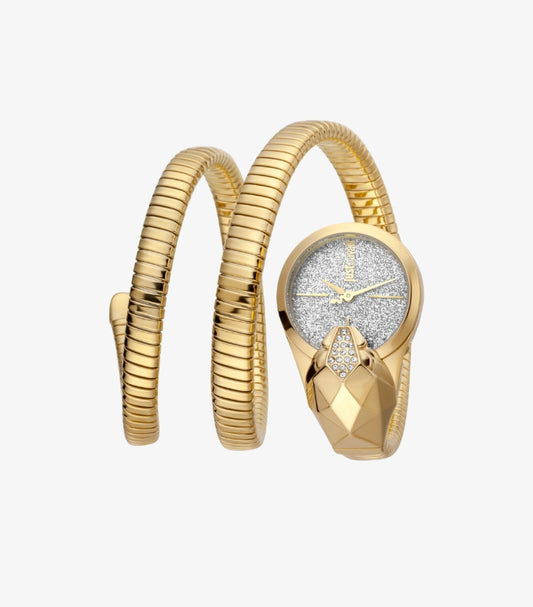 JUST CAVALLI LADY SNAKE SIGNATURE SNAKE WATCH JC1L114MOO35