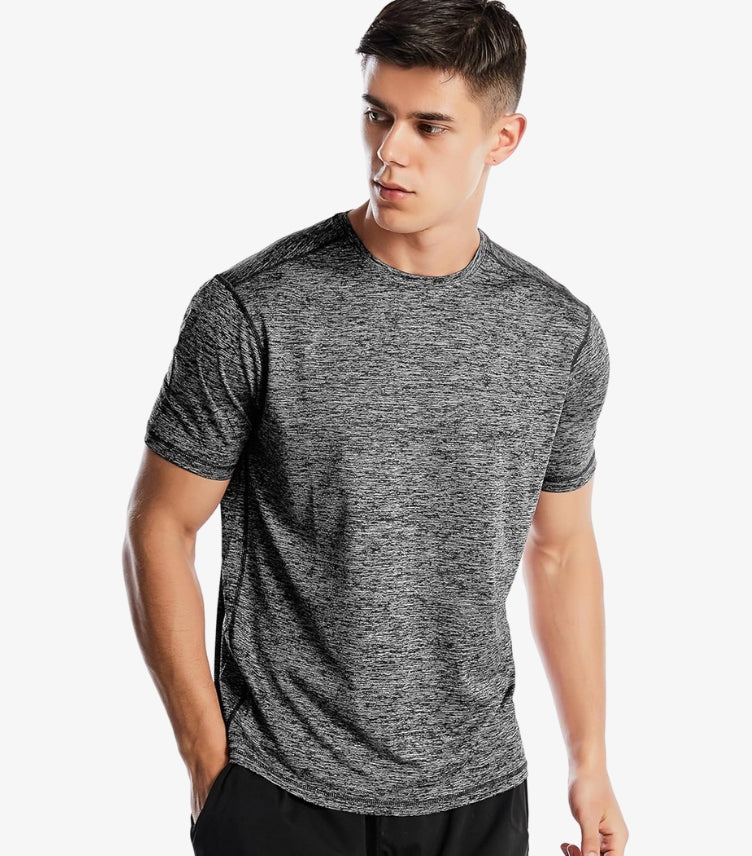 LEG3ND MEN'S QUICK DRY ATHLETIC WORKOUT SHIRT FOR RUNNING GYM SPORT