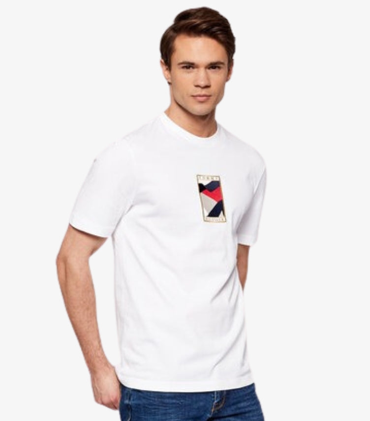 TOMMY HILFIGER WHITE SHORT SLEEVE T SHIRT