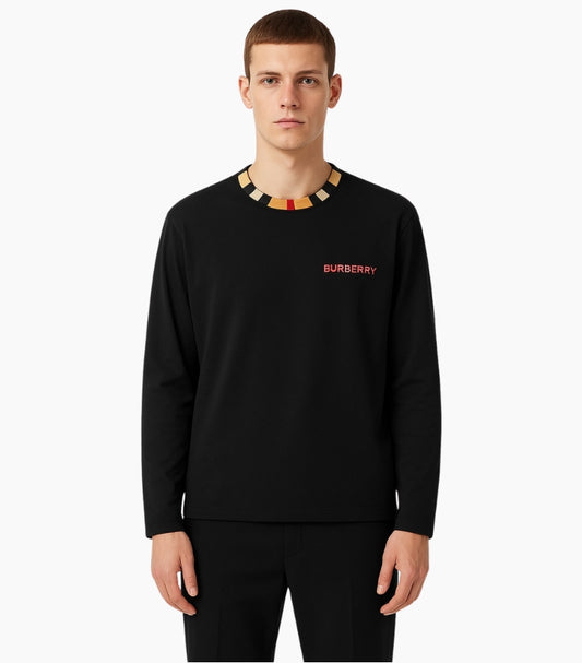 BURBERRY MEN'S JAYSON CREW NECK T-SHIRT, SHORT SLEEVE, MEN'S LOGO