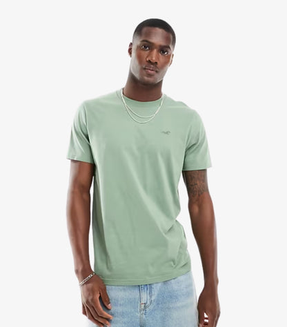 HOLLISTER ICON LOGO T-SHIRT IN LIGHT GREEN