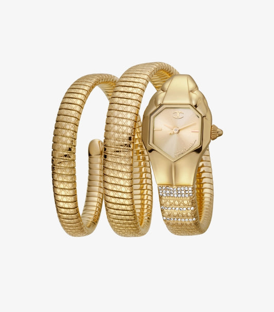 JUST CAVALLI LADY SNAKE SIGNATURE SNAKE WATCH JC1L112MOO25