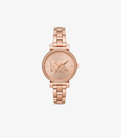 MICHAEL KORS SOFIE ROSE GOLD-TONE WATCH MK4335