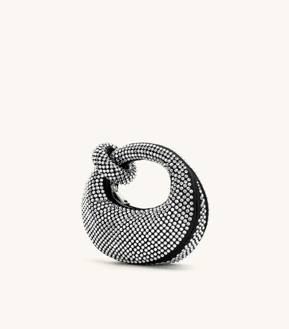 JW PIE ABACUS ARTIFICIAL CRYSTAL MINI TOP HANDLE BAG