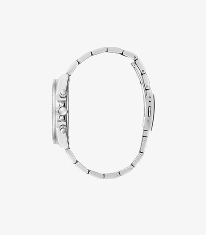 GUESS SOL SILVER STAINLESS STEEL MULTICOLOR DIAL QUARTZ WATCH  - GW0483L1