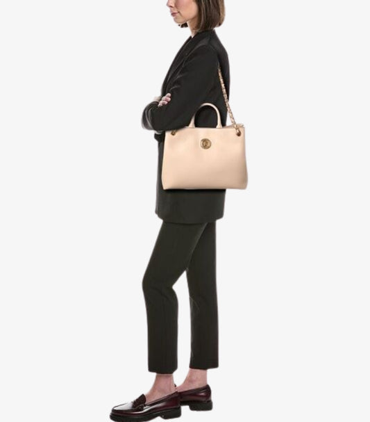 VERSACE MEDUSA LEATHER TOTE BAG