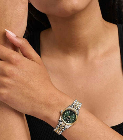 MICHAEL KORS TWO TONE STAINLESS STEEL WATCH MK4986