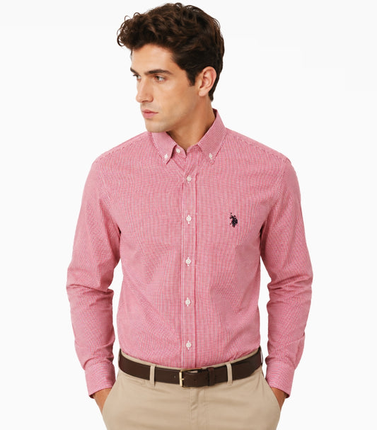 U.S. POLO ASSN. CHECKED FORMAL SHIRT