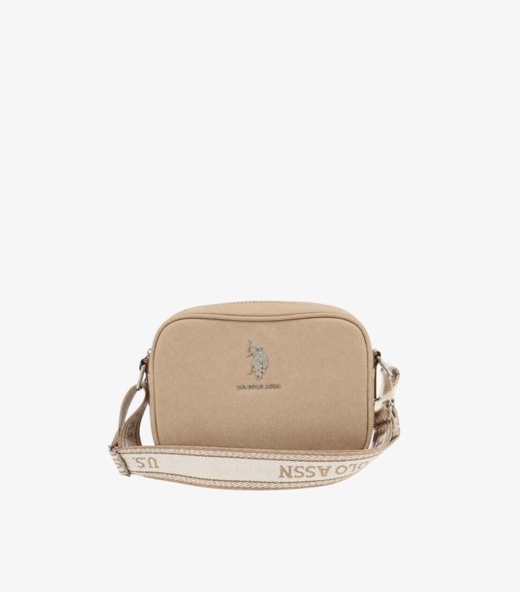 U.S. POLO ASSN. WOMEN’S BEIGE CROSSBODY BAG