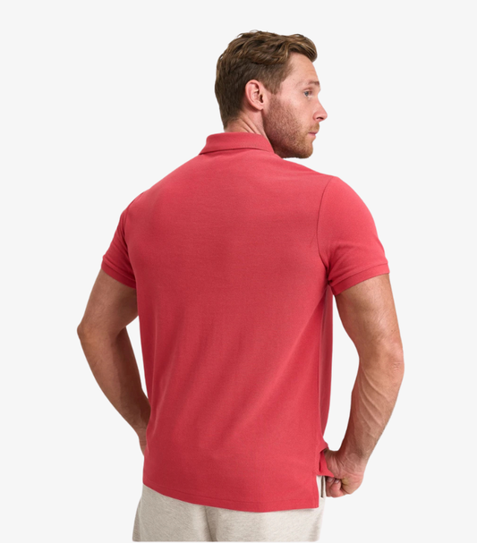 RALPH LAUREN RED POLO T-SHIRT CLASSIC FIT