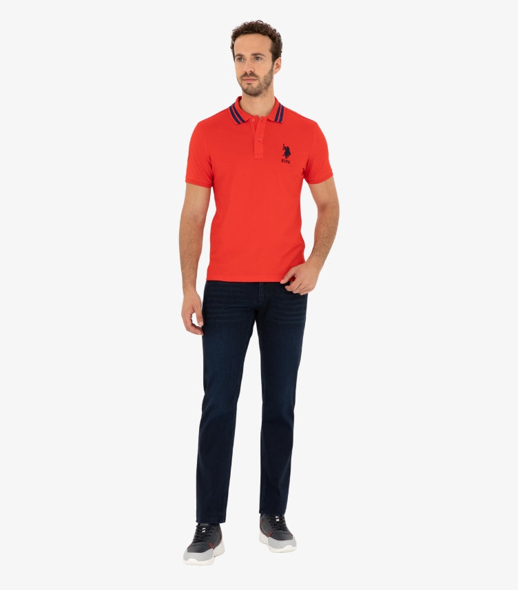 U.S POLO ASSN. SLIM FIT RED T-SHIRT