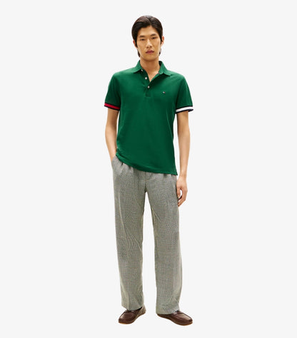 TOMMY HILFIGER SLIM FIT FLAG TIPPED POLO