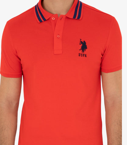 U.S POLO ASSN. SLIM FIT RED T-SHIRT