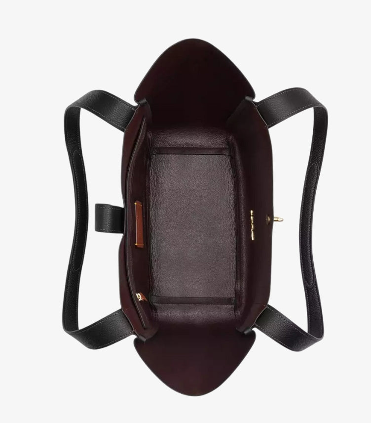 COACH WOMEN HADLEY TURNLOCK TOTE BAG