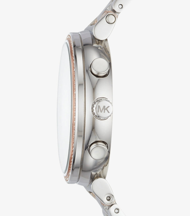 MICHAEL KORS SOFIE PAVE TWO-TONE WATCH MK6558