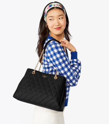 KATE SPADE CAREY QUILTED TOTE BAG