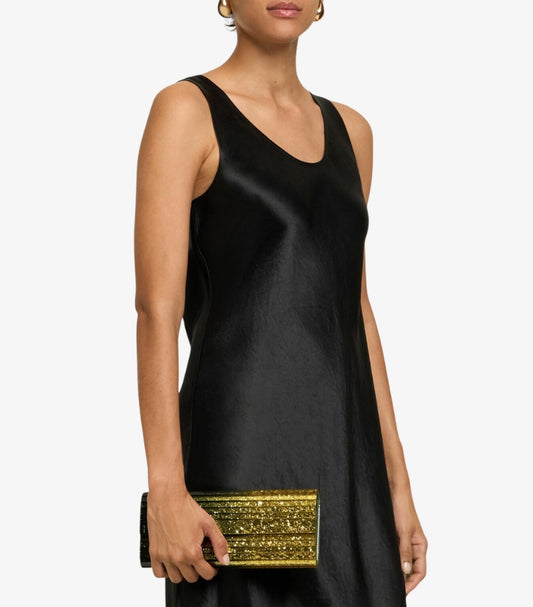 JIMMY CHOO SWEETIE GLITTERED CLUTCH