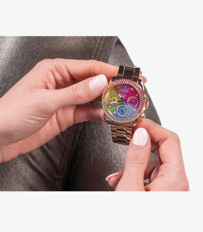 GUESS LADIES ROSE GOLD TONE ANALOG WATCH GW0483L3