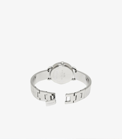 COACH WOMEN’S QUARTZ SILVER STAINLESS STEEL WHITE DIAL 28MM WATCH 14502353