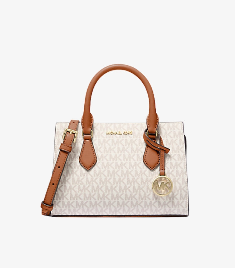 MICHAEL KORS SHEILA SMALL SIGNATURE LOGO SATCHEL