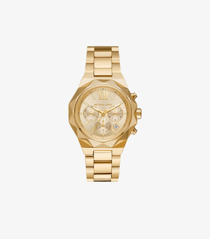MICHAEL KORS OVERSIZED RAQUEL GOLD-TONE WATCH MK4690
