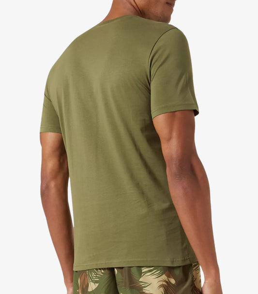 MOSCHINO LOGO INTSTITUTIONAL T-SHIRT IN COTTON