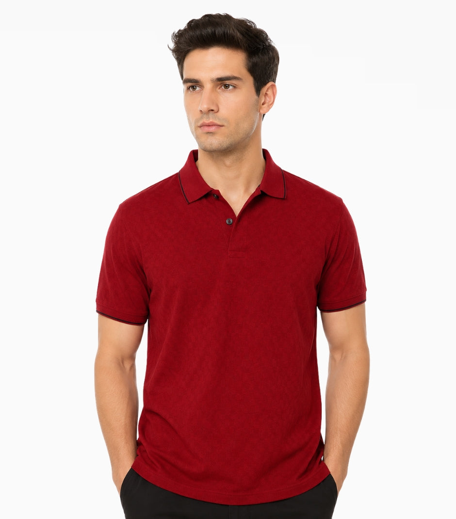 TED BAKER MEN'S CLASSIC POLO T-SHIRT