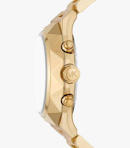 MICHAEL KORS OVERSIZED RAQUEL GOLD-TONE WATCH MK4690
