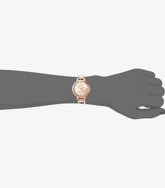 ANNE KLEIN WOMEN’S ROSE GOLD DIAMOND ACCENT BRACELET WATCH AK / 2626RGRG