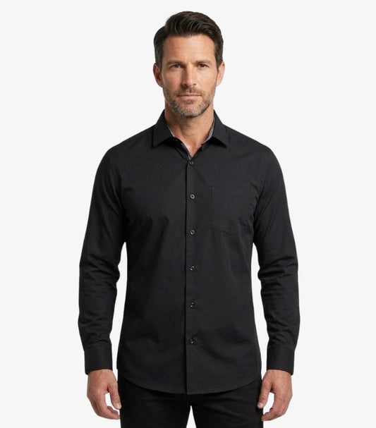 MICHAEL KORS MEN'S REGULAR-FIT LONG-SLEEVE FORMAL SHIRT