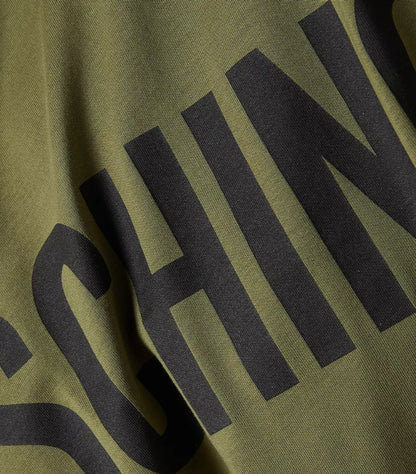 MOSCHINO LOGO INTSTITUTIONAL T-SHIRT IN COTTON