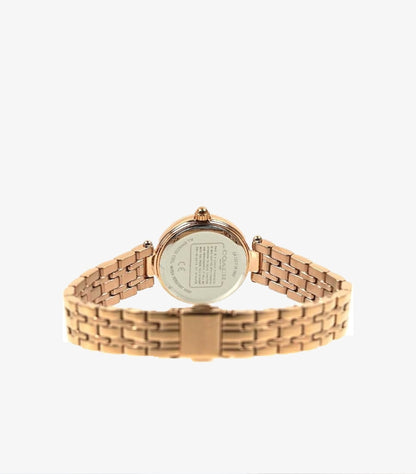COACH PARK ROSE GOLD STAINLESS STEEL SILVER DIAL QUARTZ WATCH - 14503736