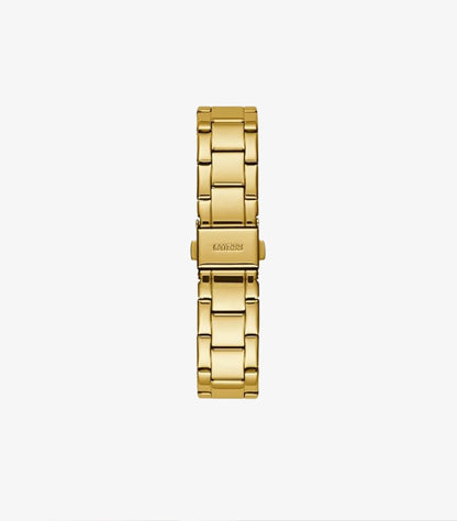 GUESS SUGAR GOLD STAINLESS STEEL WHITE DIAL QUARTZ WATCH - GW0001L2