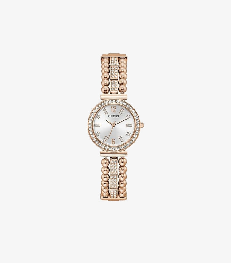 GUESS LADIES ROSE GOLD TONE ANALOG WATCH GW0401L3