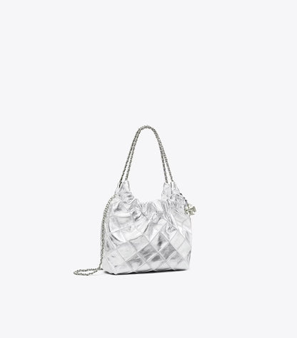 TORY BURCH MINI FLEMING SOFT HOBO BAG