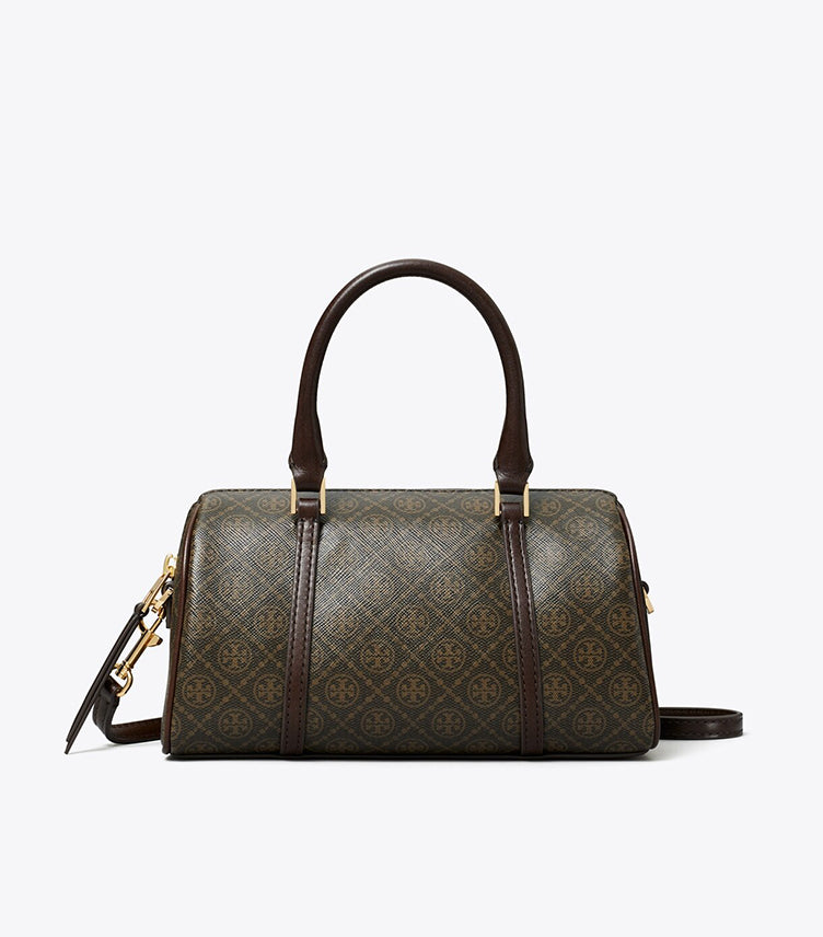 TORY BURCH T MONOGRAM UTILITY MINI BARREL BAG
